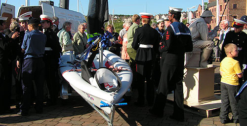 The boat presented to the cadets