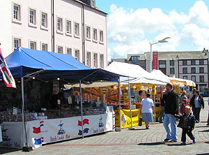 Continental market at Whitehaven