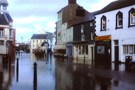 Flooded Market from James Street