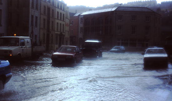 Strand Street Whitehaven flood