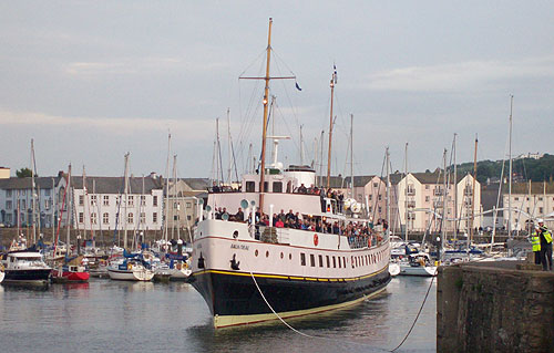 m.v. Balmoral in Whitehaven Harbour