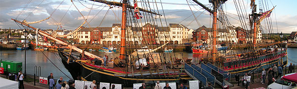 Bounty in Maryport Harbour