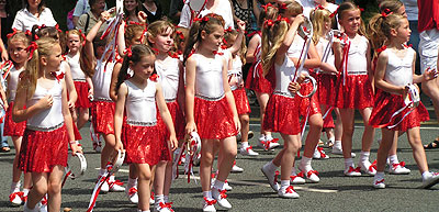 dancers with tambourines