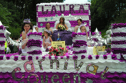 Queen Laura's beautiful float