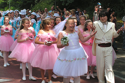Dancers perform wedding scene