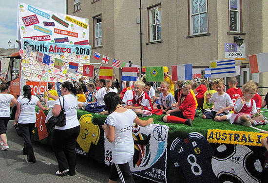 St Marys World Cup float