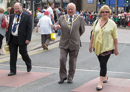 copeland mayor Mike McVeigh in carnival