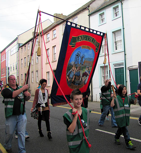 Haig miners banner