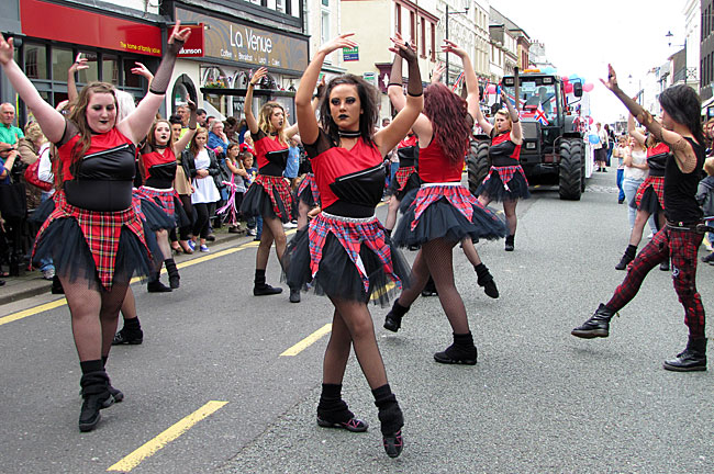 Punk dancers on Lowther Street
