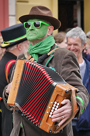 green man accordian