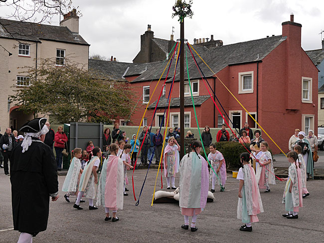 maypole dancing