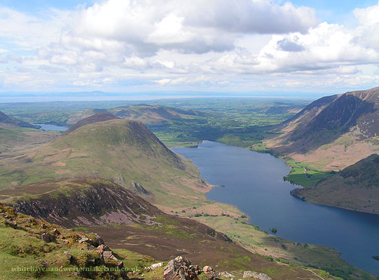 Crummock and loweswater from Red Pike summit
