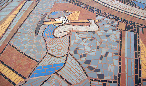 mosaic of miner