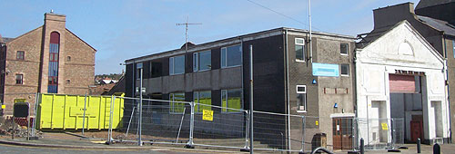 old Whitehaven harbour office prior to demolition