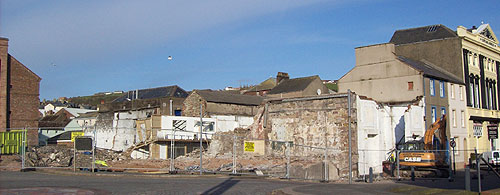demolition of Whitehaven harbour office