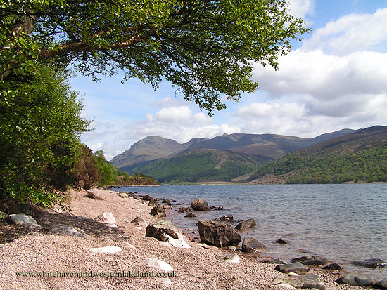 the shore of Ennerdale water