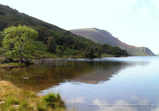 the lakeside of ennerdale water