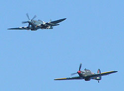 Spitfire and Hurricane together