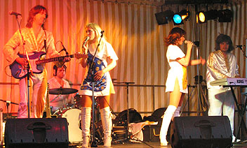 ABBA tribute at the festival
