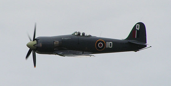 Sea Fury fighter bomber VR930