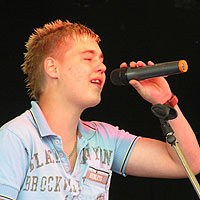 Young male singer