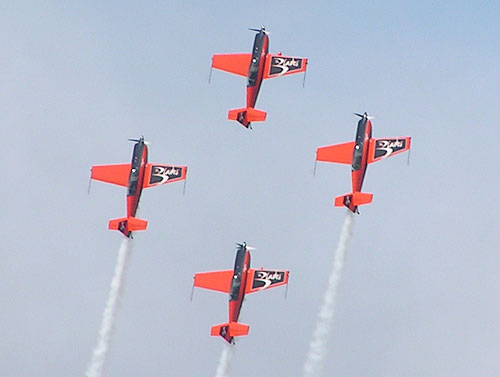 Blades aerial display team at Whitehaven Festival 2009