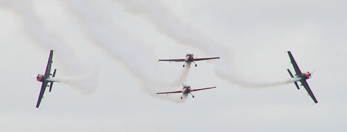 Blades as 2 planes split away