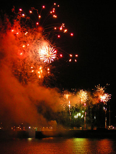 Firework finale to Whitehaven Festival 2009