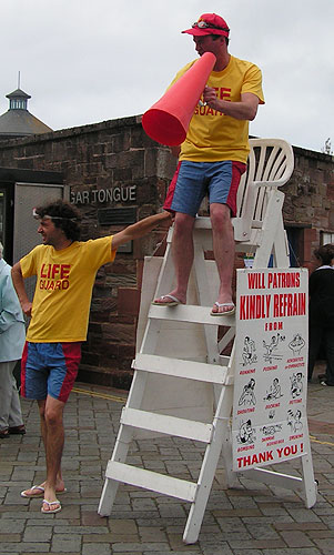 Fairly Famous Family aussie lifeguards