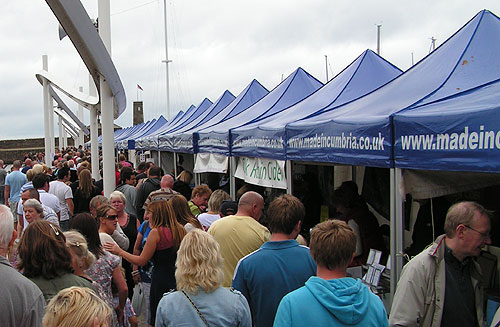 Made in Cumbria tents on the Lime Tongue