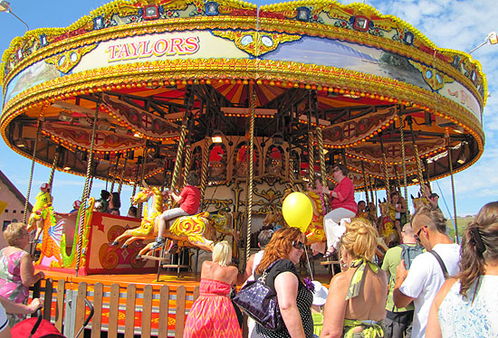 Traditional merry-go-round