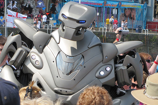 Robot Titan at the festival