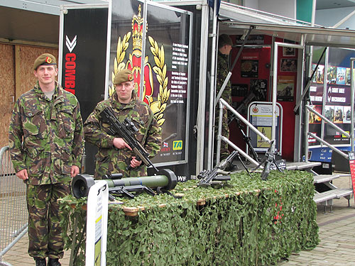 Army stall at Festival