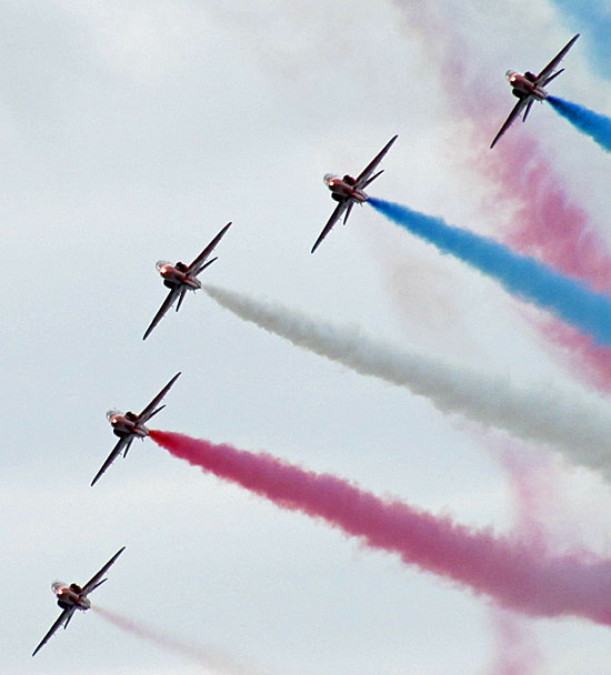 The Red Arrows at Whitehaven