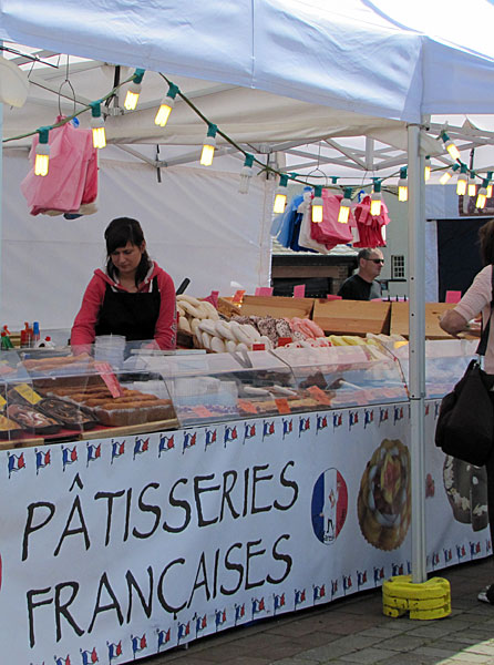 French patisserie market stall