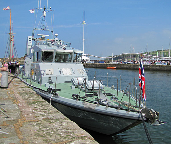 HMS Charger fast patrol boat
