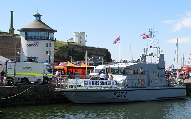 HMS Smiter at Whitehaven festival 2012