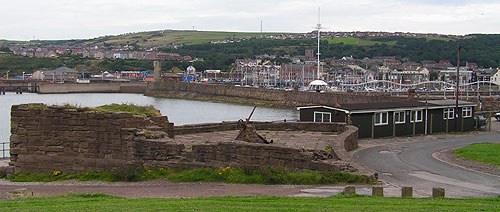 remains of the Old Fort attacked in 1778