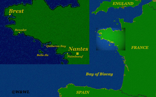 the French coast sailed by Jones and Ranger