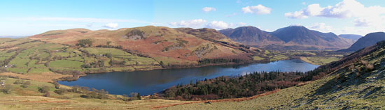 Loweswater panorama - click for larger image