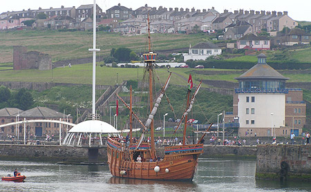 Matthew turns in the harbour