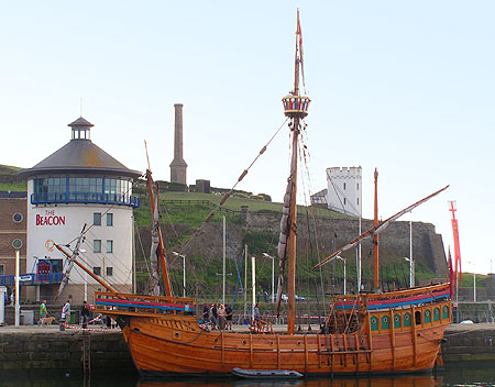 The Matthew in Whitehaven Harbour