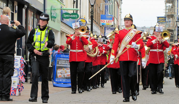 Band of the Kings Division on King Street