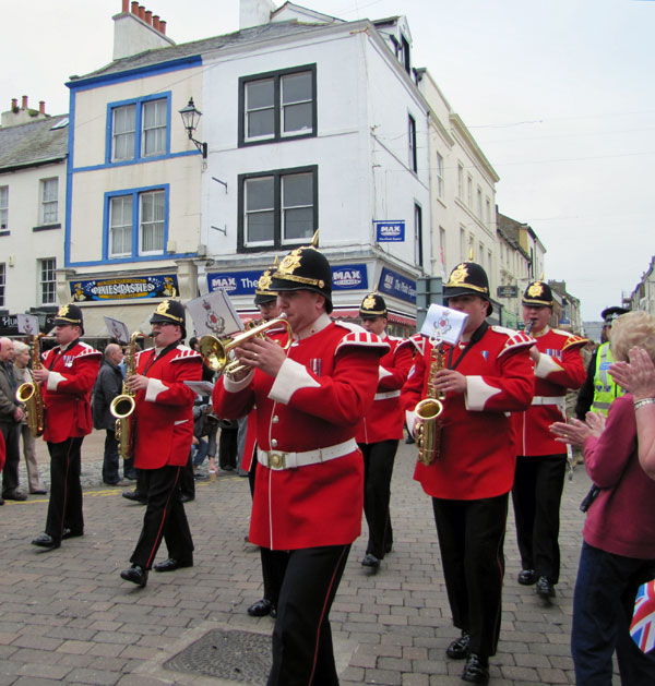 Kings Division musicians in Whitehaven