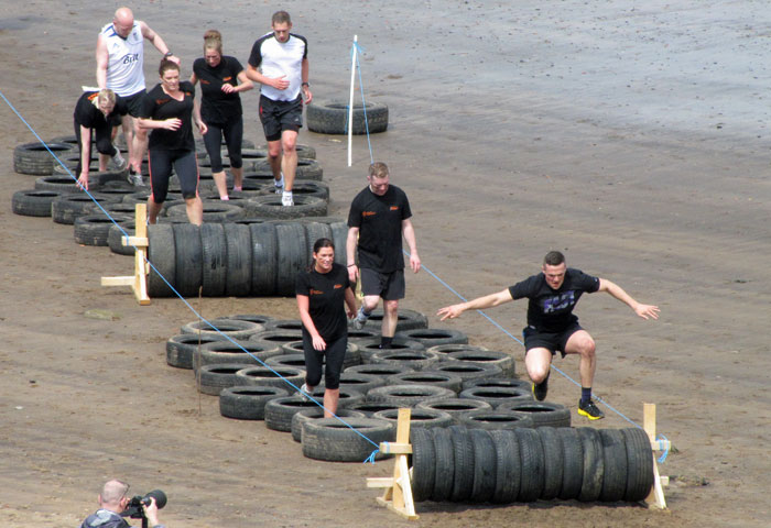 Tyre obstacle