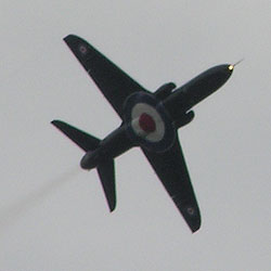 Hawk jet from 208 squadron