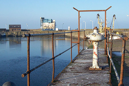 Queens dock lock gates at Whitehaven