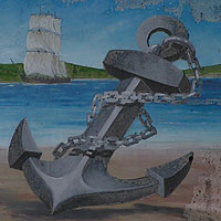 A ship and anchor - click for answer