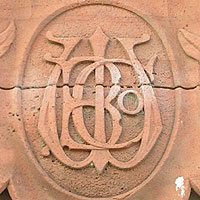question 13 - monogram in sandstone - click for answer