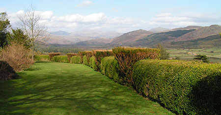 Promenade terrace with views of Eskdale